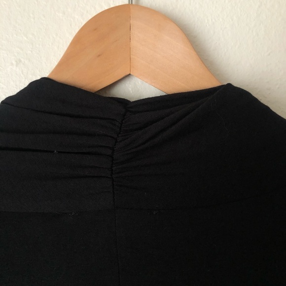 Karen Kane Black Faux Wrap Dress Stretch Knit 3X - Picture 7 of 11